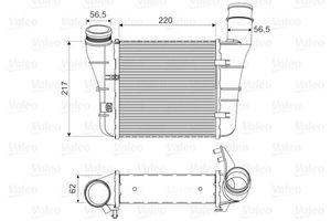 Intercooler, inlaatluchtkoeler 818669