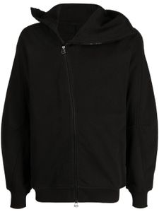 Maharishi hoodie zippé en coton biologique - Noir