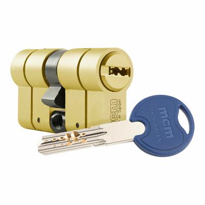 Veiligheidscilinder MCM SCX+DE 30-40 Antibumping Dubbele koppeling Blik Staal