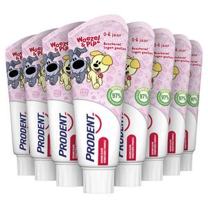 Prodent Prodent Woezel & Pip 0-6jr Tandpasta - 12 x 75 ml - Voordeelverpakking