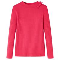 VidaXL Kindershirt met lange mouwen 116 felroze