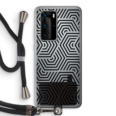Magic pattern: Huawei P40 Pro Transparant Hoesje met koord