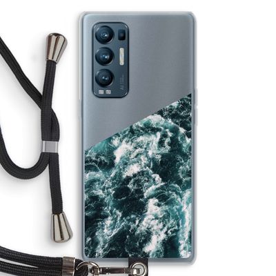 Zee golf: Oppo Find X3 Neo Transparant Hoesje met koord