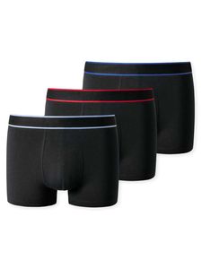 Schiesser - 3p Shorts - 95/5 - zwart