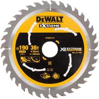 DeWALT Cirkelzaagblad voor Hout | Extreme Runtime | Ø 190mm Asgat 30mm 36T - DT99563-QZ
