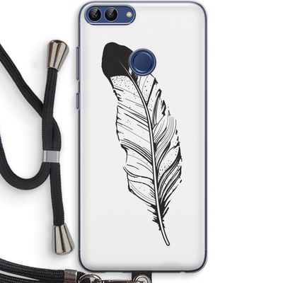 Pluim: Huawei P Smart (2018) Transparant Hoesje met koord