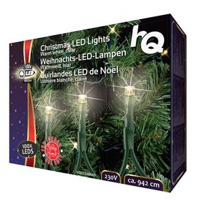 Kerstverlichting voor in de boom 100 LED warm wit 2.1W