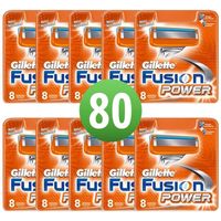 Gillette Fusion Power Scheermesjes 80 Stuks Hele Doos (10x8) - thumbnail