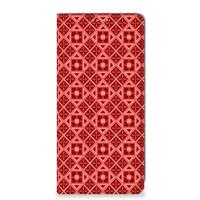 Samsung Galaxy A71 Hoesje met Magneet Batik Rood