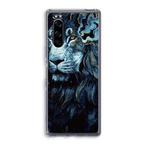 Darkness Lion: Sony Xperia 5 Transparant Hoesje