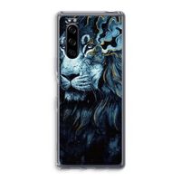 Darkness Lion: Sony Xperia 5 Transparant Hoesje - thumbnail