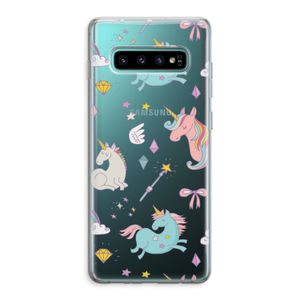 Fantasiewereld: Samsung Galaxy S10 Plus Transparant Hoesje
