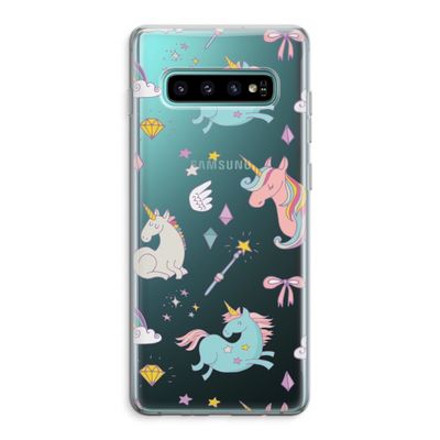 Fantasiewereld: Samsung Galaxy S10 Plus Transparant Hoesje