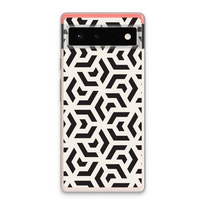 Crazy pattern: Google Pixel 6 Transparant Hoesje