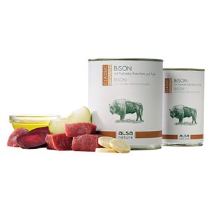 alsa-nature Bizon met pastinaak, rode bieten & appel,  800 g, Aantal: 12 x 800 g