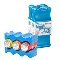 Plasticforte Koelelementen speciaal voor blikjes - 2x - 22 x 9 cm - blauw Plasticforte Koelelementen speciaal voor blikjes - 2x - 22 x 9 cm - blauw
