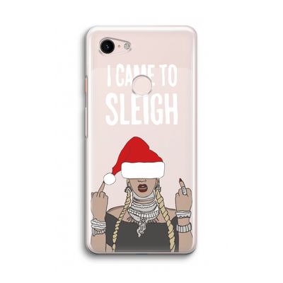 Came To Sleigh: Google Pixel 3 Transparant Hoesje