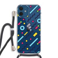 8-bit N°8: iPhone 12 Transparant Hoesje met koord