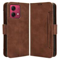 Motorola Moto G84 Cardholder Series Portemonnee Hoesje - Bruin - thumbnail