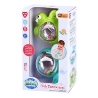 Play badspeelgoed tub twinklers - walvis en schildpad, 2st.