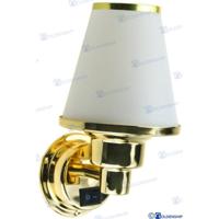 GS10420 - GEPOlijste messing halogeen wandlamp 12V 10W