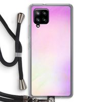 Flow mist pastel: Samsung Galaxy A42 5G Transparant Hoesje met koord
