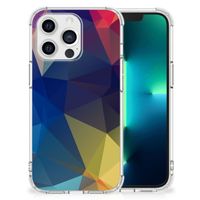 Apple iPhone 13 Pro Shockproof Case Polygon Dark