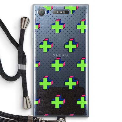 8-bit N°10: Sony Xperia XZ1 Transparant Hoesje met koord