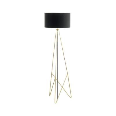 Stars of Light Design vloerlampCamporale goud met zwarte lampenkap - 39231
