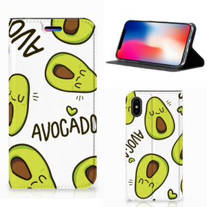 Apple iPhone X | Xs Magnet Case Avocado Singing