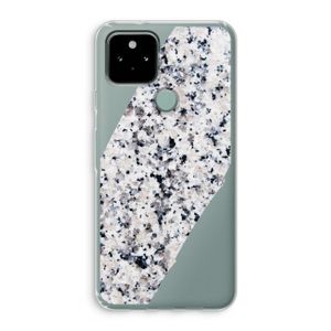 Gespikkelde marmer: Google Pixel 5 Transparant Hoesje