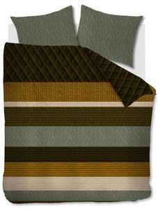 Beddinghouse Dekbedovertrek Lowie Olive Green-2-persoons (200 x 200/220 cm)