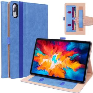 Luxe stand flip sleepcover hoes - Lenovo Tab P11 Pro - Blauw