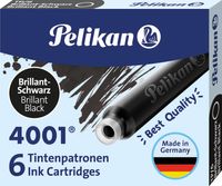 Pelikan inktpatronen 4001 zwart Pelikan inktpatronen 4001 zwart