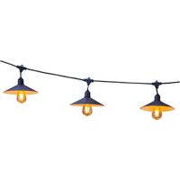 Lichtslinger op zonne-energie voor buiten - LUMISKY - VINTY LIGHT SOLAR - 6 m - 10 gloeilampen - warm witte LED