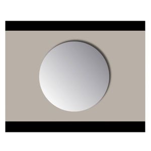 Spiegel Rond Sanicare Q-mirrors Zonder Omlijsting 80 cm PP Geslepen Sanicare