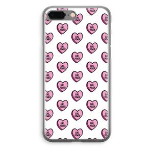 GIRL POWER: iPhone 8 Plus Transparant Hoesje