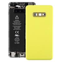 Batterij achtercover met camera lens voor Galaxy S10e (geel)
