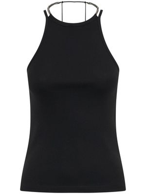 Dion Lee débardeur en coton biologique - Noir