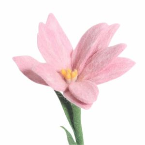 Bloem van Vilt (Model 2 - Roze)