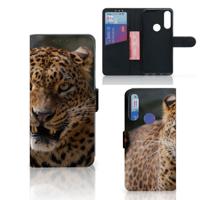 Alcatel 1S 2020 | Telefoonhoesje | Met pasjeshouder | Luipaard