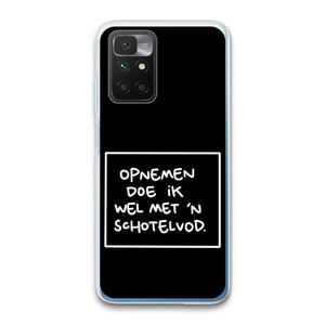 Schotelvod: Xiaomi Redmi 10 Transparant Hoesje