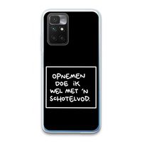Schotelvod: Xiaomi Redmi 10 Transparant Hoesje