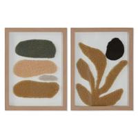 Schilderij Home ESPRIT Abstract Stads 30 x 2,5 x 40 cm (2 Stuks)