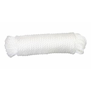 AMIG paracord touw - 10 meter - D5mm - 110kg - polypropyleen - wit