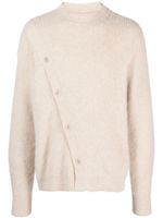 Jacquemus Le Pau asymmetric cardigan - Tons neutres