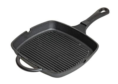 Blackwell Grillpan Gietijzer / Skillet 23 x 23 cm - zonder anti-aanbaklaag