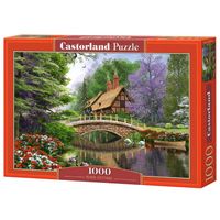 Castorland puzzel river cottage - 1000 stukjes - thumbnail