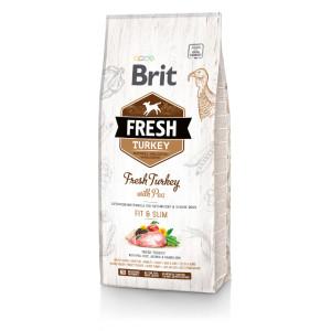 Brit Fit & Slim verse kalkoen met erwten hondenvoer 2 x 12 kg