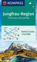 Wandelkaart 84 Jungfrau-Region | Kompass